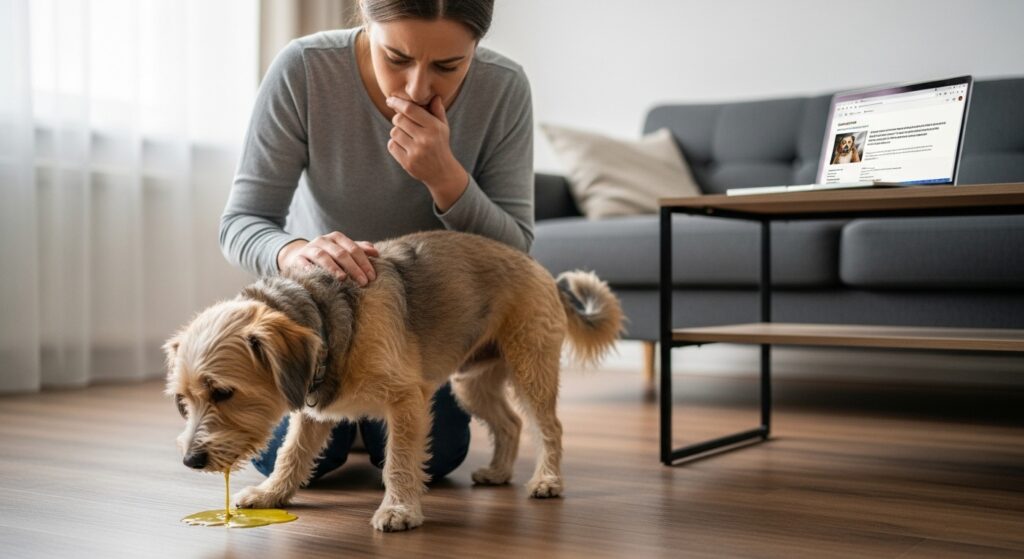 dog-throwing-up-yellow-bile-causes-emergency-signs-and-complete-treatment-guide-2025